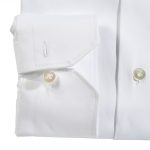 Biała Koszula Zaremba z ręcznym wykończeniem
